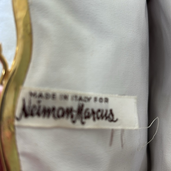 Vintage Neiman Marcus Tapestry clutch makeup bag - Picture 2 of 6